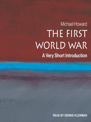The First World War - Audiobook